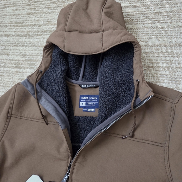 Carhartt Men's Super Dux Sherpa Lined Rain And Wind Defender Active Jacket - Picture 4 of 15